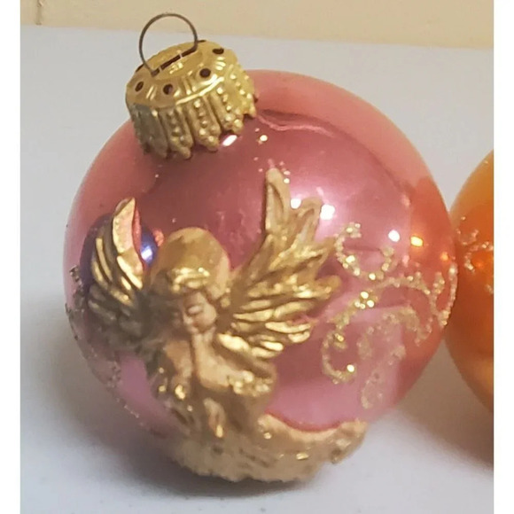 Vintage Kugelgruss Tradition Geniune Glass Angel Christmas Ornaments Germany - Picture 5 of 8